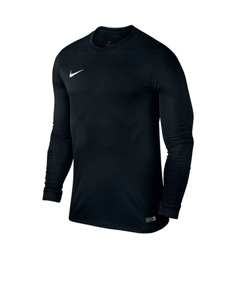 nike park vi trikot langarm schwarz f010